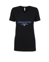 Middletown HS Football Design - Womens V-Neck