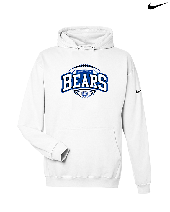 Middletown HS Football Toss - Nike Club Fleece Hoodie