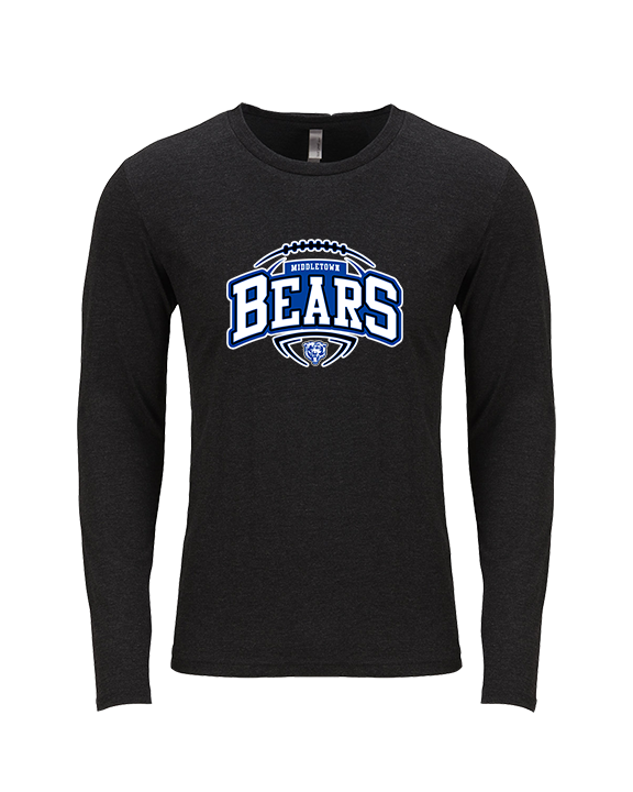 Middletown HS Football Toss - Tri-Blend Long Sleeve