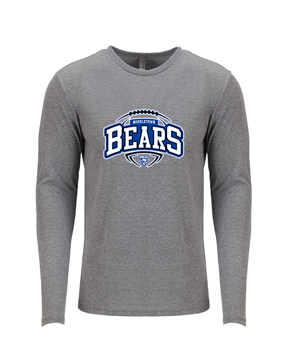 Middletown HS Football Toss - Tri-Blend Long Sleeve