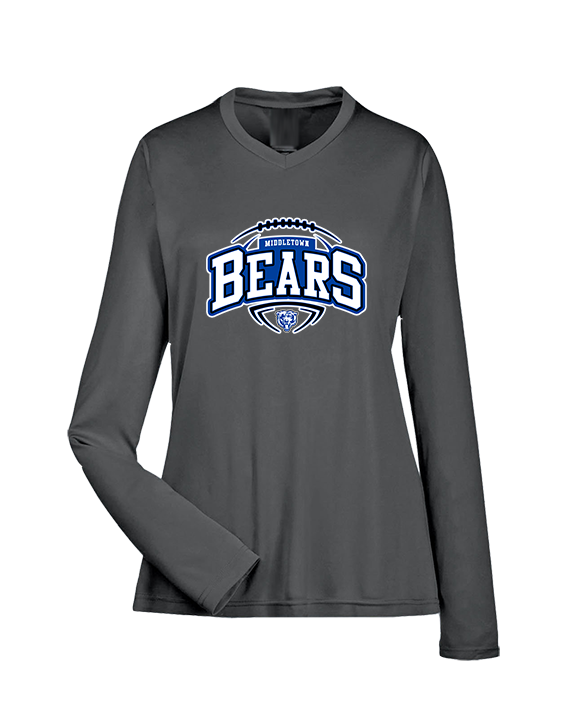 Middletown HS Football Toss - Womens Performance Longsleeve