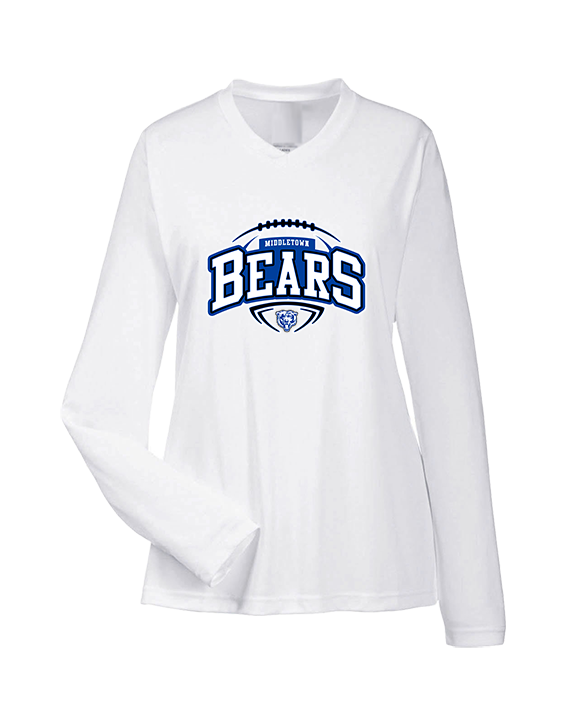 Middletown HS Football Toss - Womens Performance Longsleeve