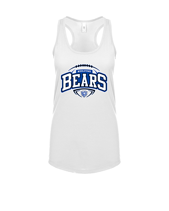 Middletown HS Football Toss - Womens Tank Top