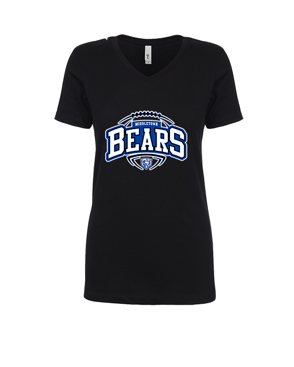 Middletown HS Football Toss - Womens Vneck