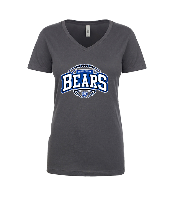 Middletown HS Football Toss - Womens Vneck