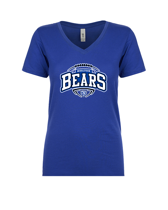 Middletown HS Football Toss - Womens Vneck