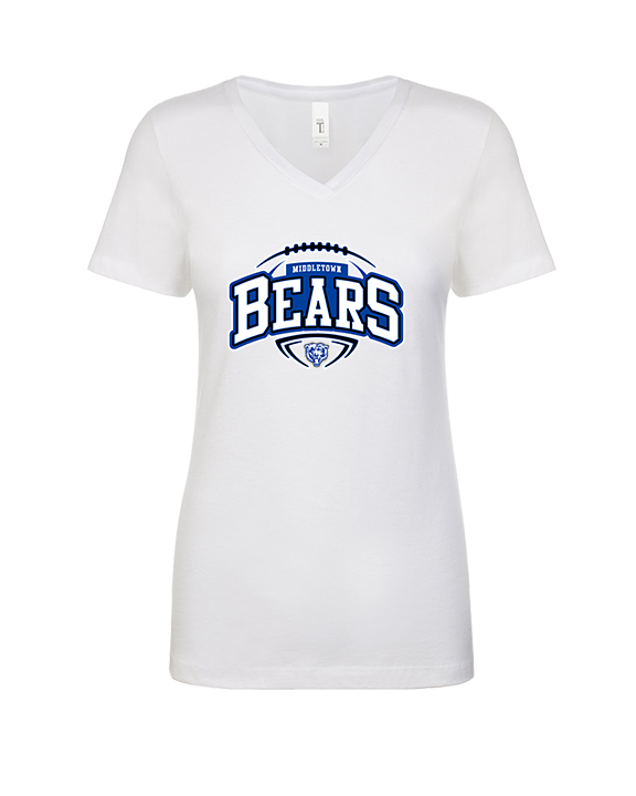 Middletown HS Football Toss - Womens Vneck