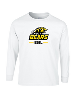 Mott Community College Baseball Logo Full BSBL - Cotton Longsleeve