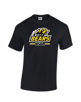 Mott Community College Baseball Logo Full BSBL - Cotton T-Shirt