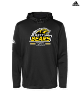 Mott Community College Baseball Logo Full BSBL - Mens Adidas Hoodie