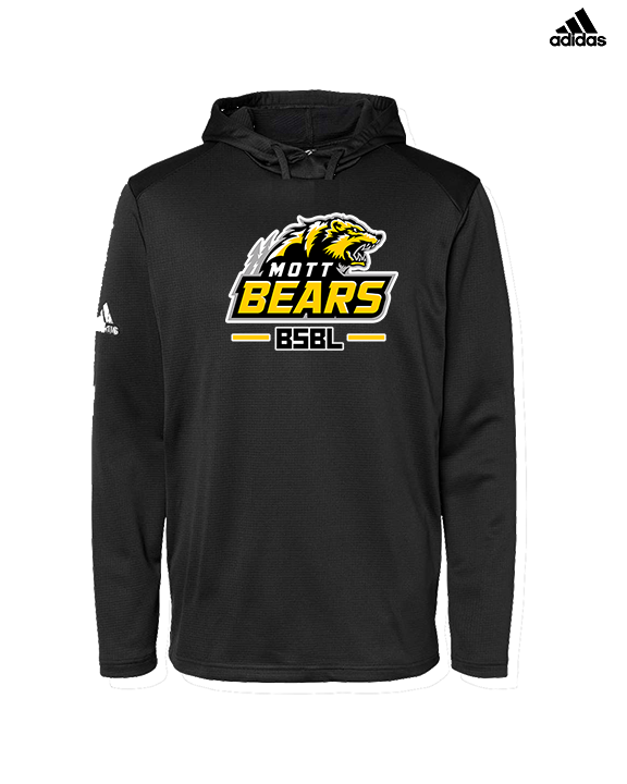 Mott Community College Baseball Logo Full BSBL - Mens Adidas Hoodie