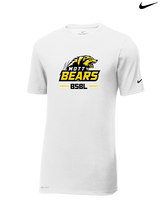 Mott Community College Baseball Logo Full BSBL - Mens Nike Cotton Poly Tee