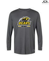 Mott Community College Baseball Logo Full BSBL - Mens Oakley Longsleeve