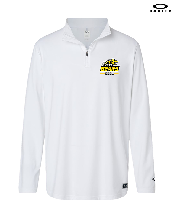 Mott Community College Baseball Logo Full BSBL - Mens Oakley Quarter Zip