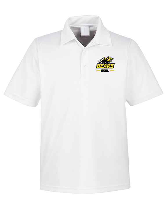 Mott Community College Baseball Logo Full BSBL - Mens Polo