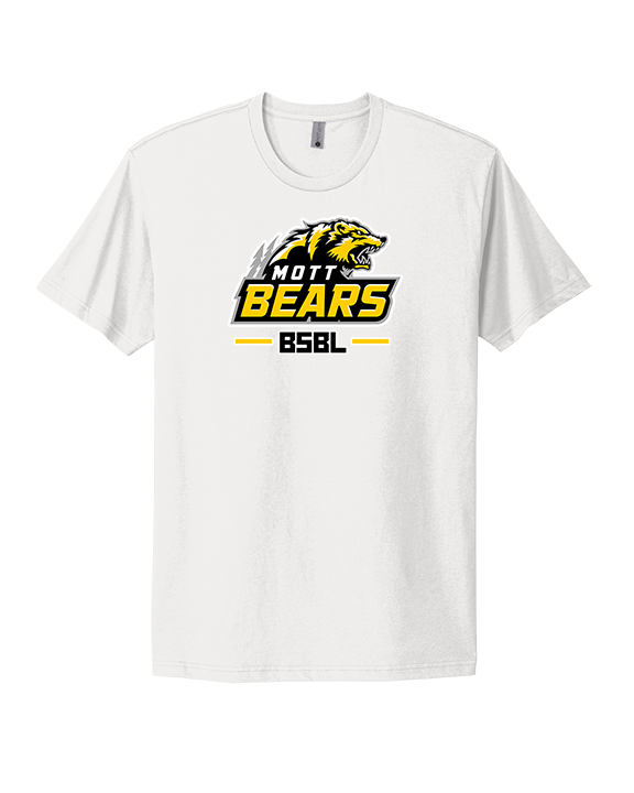 Mott Community College Baseball Logo Full BSBL - Mens Select Cotton T-Shirt