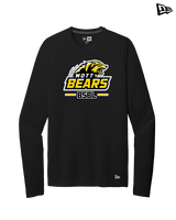 Mott Community College Baseball Logo Full BSBL - New Era Performance Long Sleeve