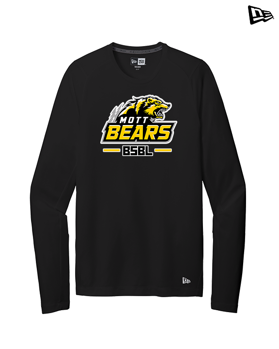 Mott Community College Baseball Logo Full BSBL - New Era Performance Long Sleeve