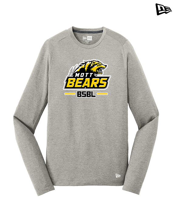 Mott Community College Baseball Logo Full BSBL - New Era Performance Long Sleeve