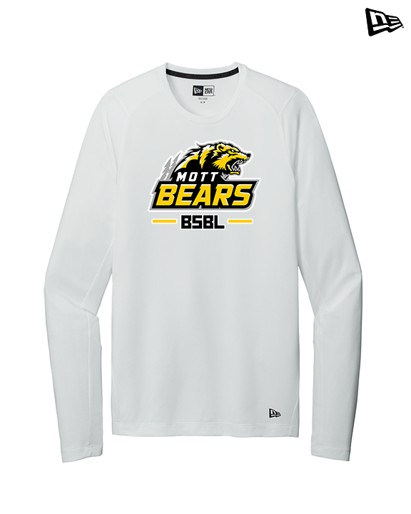 Mott Community College Baseball Logo Full BSBL - New Era Performance Long Sleeve