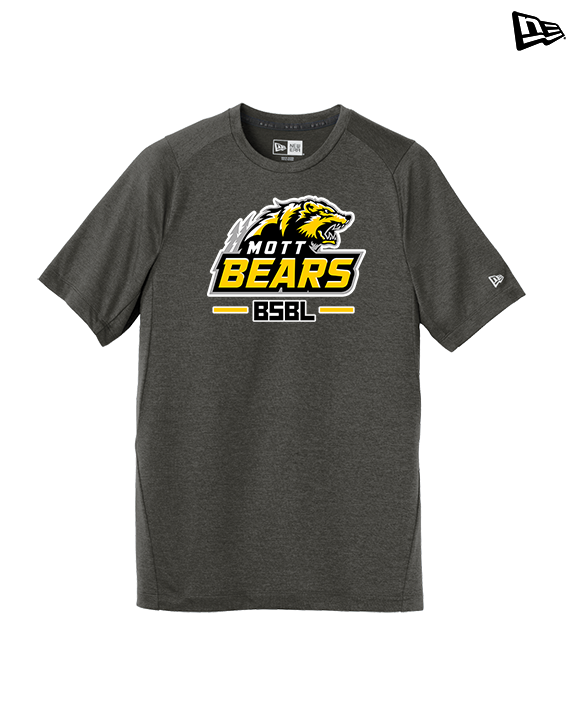 Mott Community College Baseball Logo Full BSBL - New Era Performance Shirt