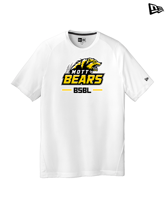 Mott Community College Baseball Logo Full BSBL - New Era Performance Shirt