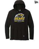 Mott Community College Baseball Logo Full BSBL - New Era Tri-Blend Hoodie