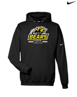 Mott Community College Baseball Logo Full BSBL - Nike Club Fleece Hoodie