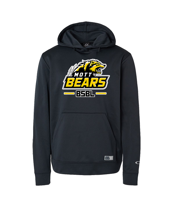 Mott Community College Baseball Logo Full BSBL - Oakley Performance Hoodie