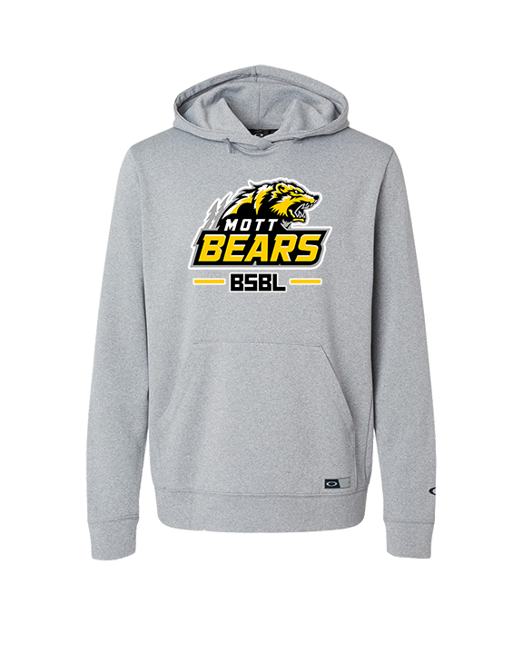 Mott Community College Baseball Logo Full BSBL - Oakley Performance Hoodie