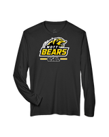 Mott Community College Baseball Logo Full BSBL - Performance Longsleeve