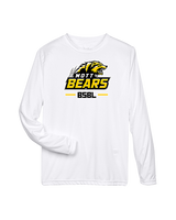 Mott Community College Baseball Logo Full BSBL - Performance Longsleeve