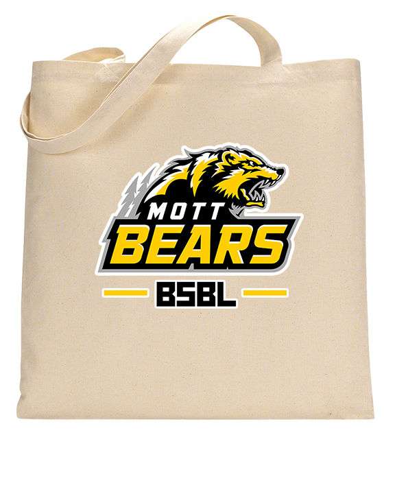 Mott Community College Baseball Logo Full BSBL - Tote