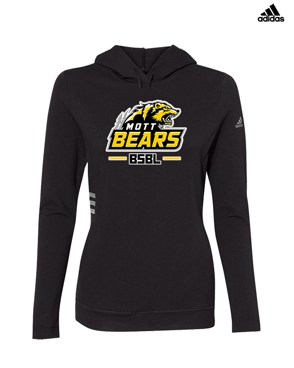 Mott Community College Baseball Logo Full BSBL - Womens Adidas Hoodie