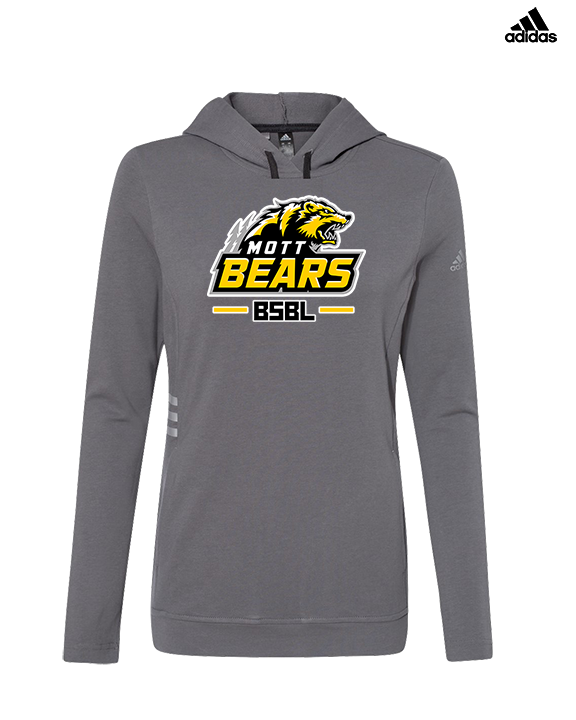 Mott Community College Baseball Logo Full BSBL - Womens Adidas Hoodie