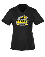 Mott Community College Baseball Logo Full BSBL - Womens Performance Shirt