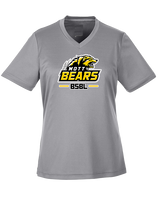 Mott Community College Baseball Logo Full BSBL - Womens Performance Shirt