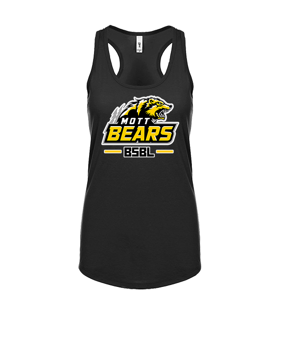 Mott Community College Baseball Logo Full BSBL - Womens Tank Top