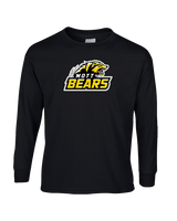 Mott Community College Baseball Logo Full Logo - Cotton Longsleeve