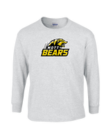 Mott Community College Baseball Logo Full Logo - Cotton Longsleeve