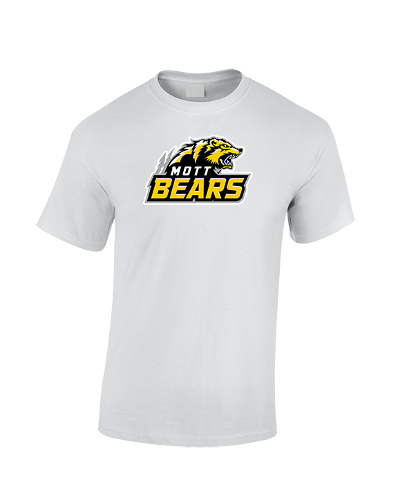 Mott Community College Baseball Logo Full Logo - Cotton T-Shirt