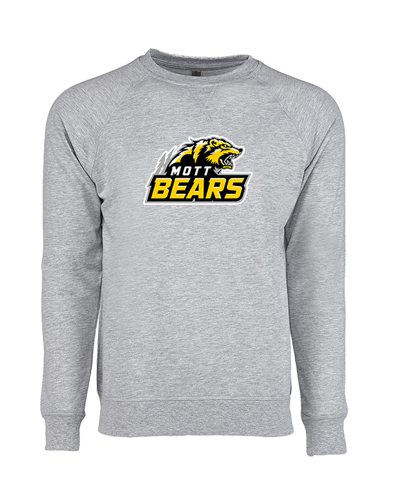 Mott Community College Baseball Logo Full Logo - Crewneck Sweatshirt