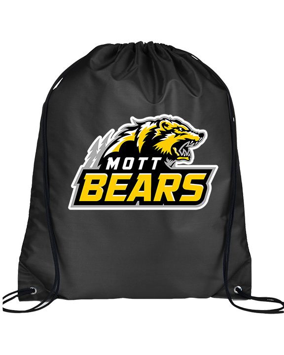 Mott Community College Baseball Logo Full Logo - Drawstring Bag