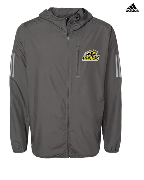 Mott Community College Baseball Logo Full Logo - Mens Adidas Full Zip Jacket