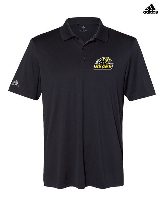 Mott Community College Baseball Logo Full Logo - Mens Adidas Polo