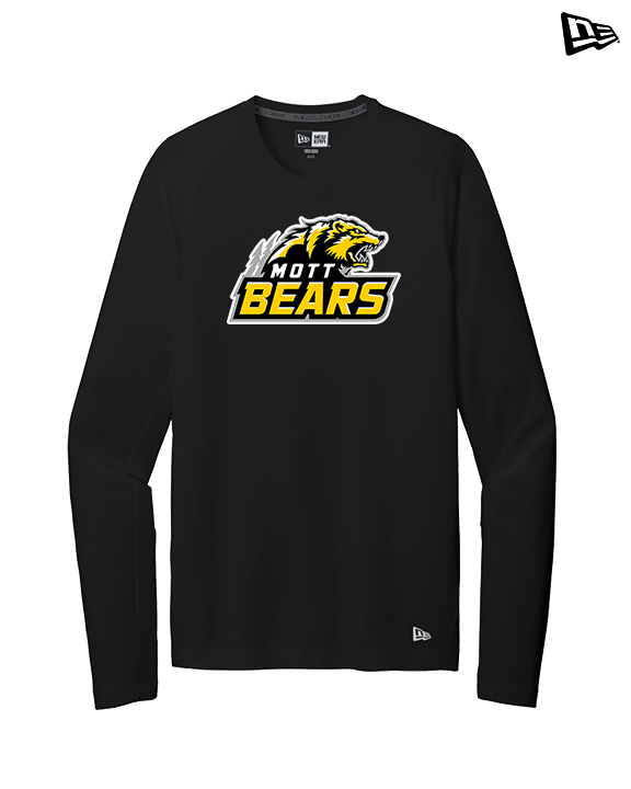 Mott Community College Baseball Logo Full Logo - New Era Performance Long Sleeve