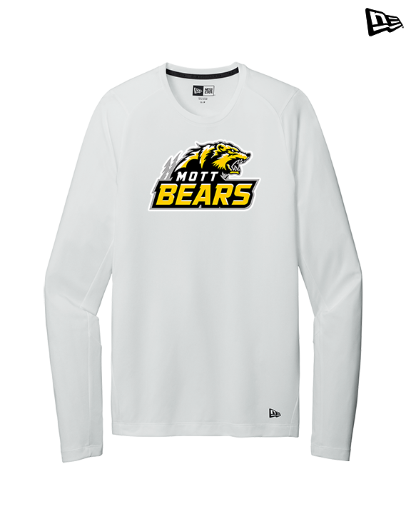 Mott Community College Baseball Logo Full Logo - New Era Performance Long Sleeve