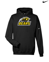 Mott Community College Baseball Logo Full Logo - Nike Club Fleece Hoodie