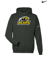 Mott Community College Baseball Logo Full Logo - Nike Club Fleece Hoodie