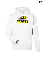 Mott Community College Baseball Logo Full Logo - Nike Club Fleece Hoodie